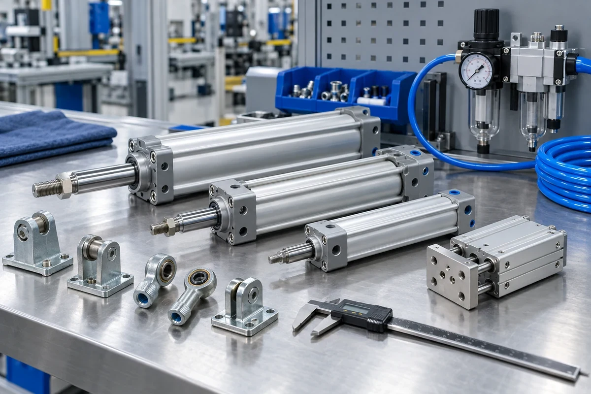Pneumatic Cylinder Selection: Bore Size, Stroke and Operating Pressure
